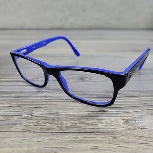 Ray-Ban RB5268 5179 Kids Eyeglasses‎ Frames Only Black Blue Full Rim 50-17-135